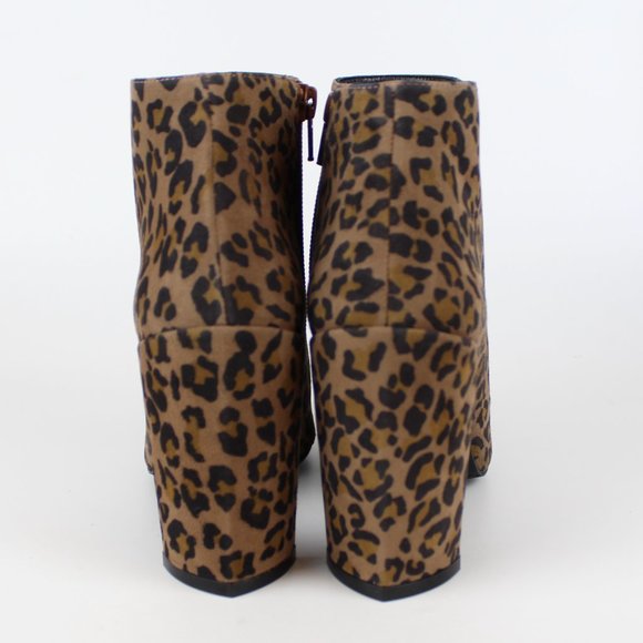 NEW Stuart Weitzman Leopard Bootie | Bold Pointed Toe Heel for Night & City Chic - Picture 9 of 11